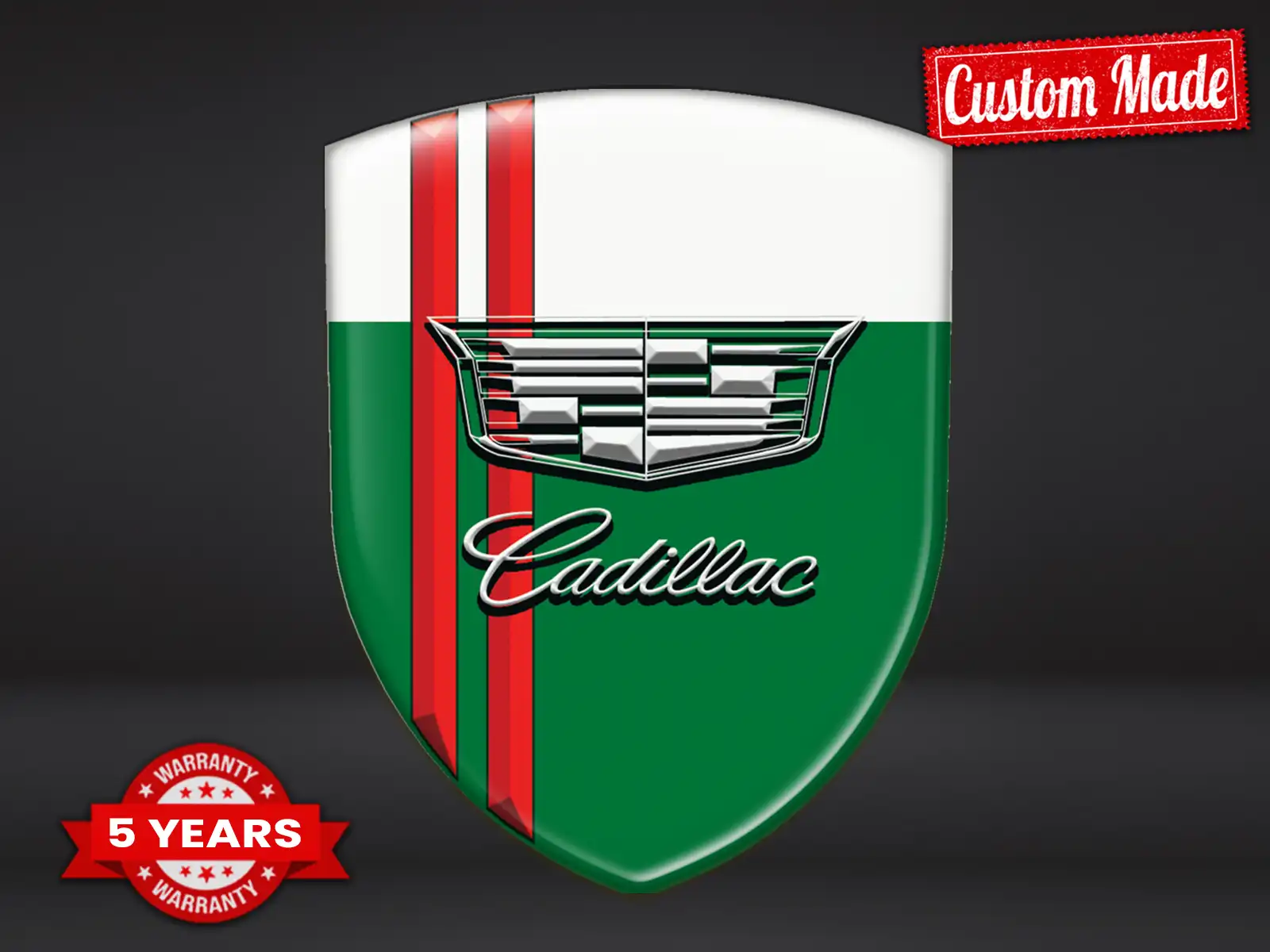 Cadillac Sticker Bannière Auto Max Durable Style Pro Moderne ST